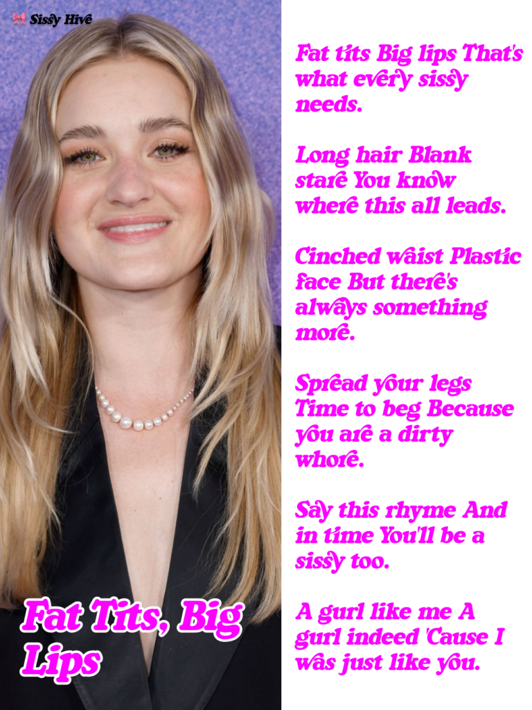 Celebrity Sissy Captions 20