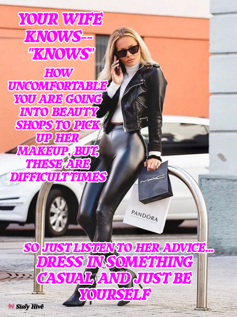 Latex Sissy Captions 15