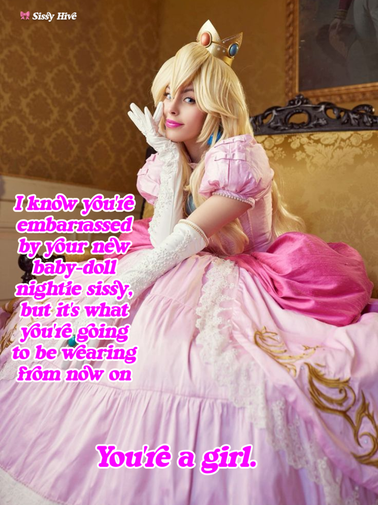 Pink Sissy Captions 11