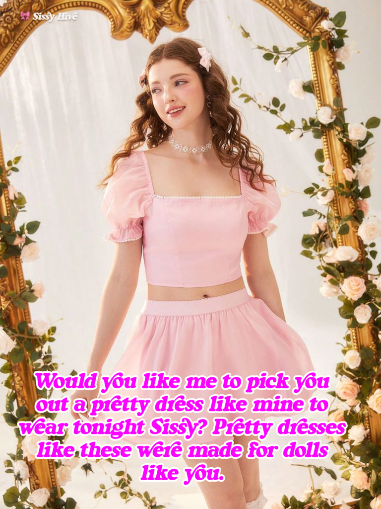 Pink Sissy Captions 14