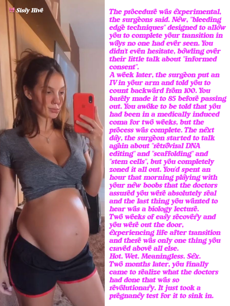 Pregnant Sissy Captions 18