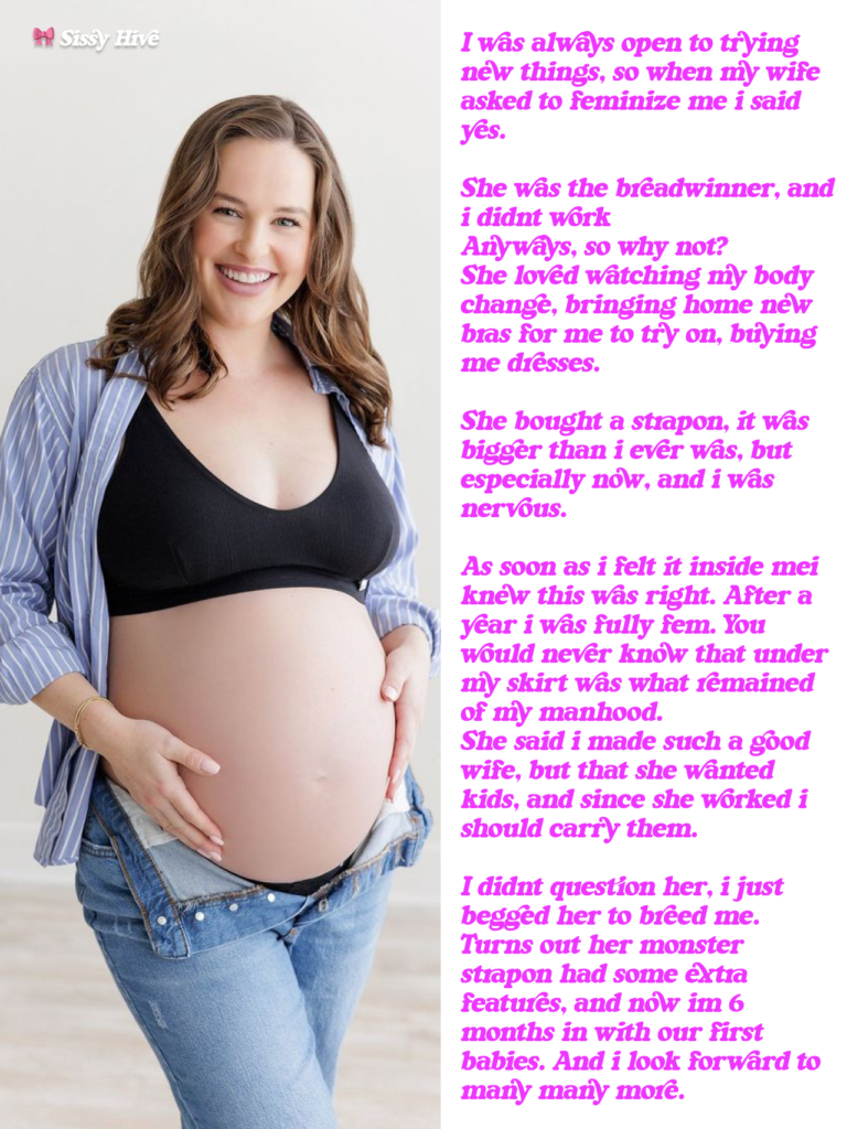 Pregnant Sissy Captions 20