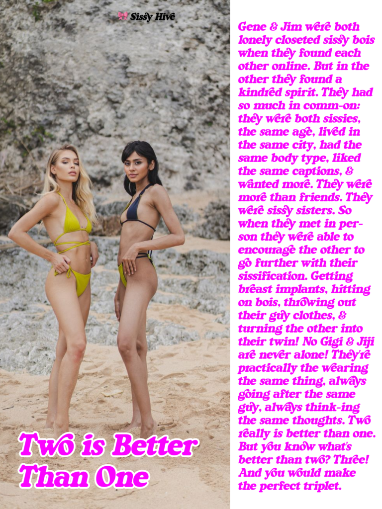 Sissy Bikini Captions 15