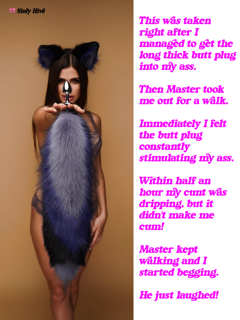 Sissy Butt Plug Captions 20