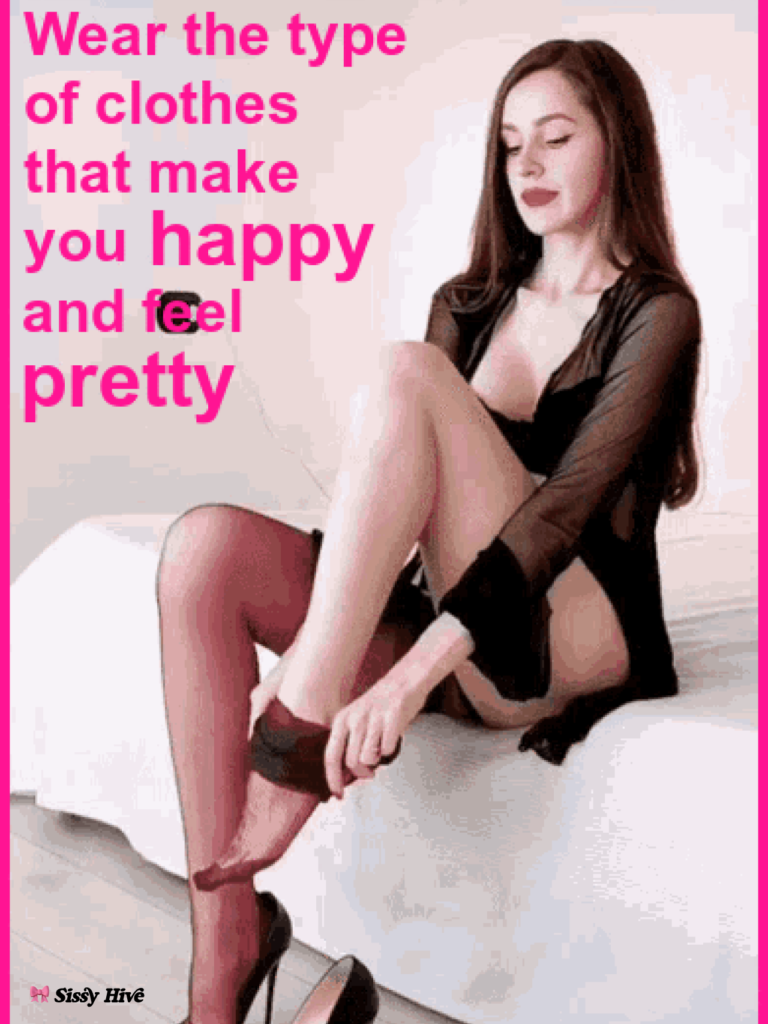 Sissy Pantyhose Captions 14