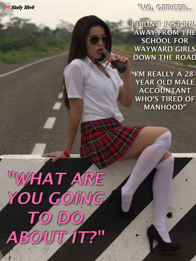 Sissy Schoolgirl Captions 13