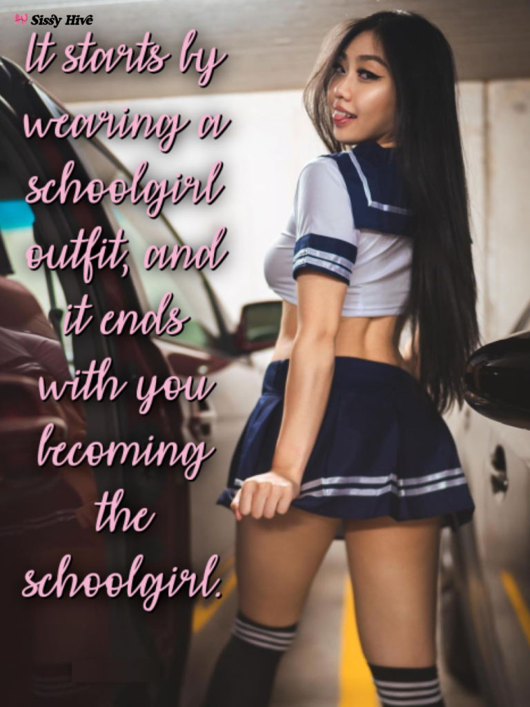 Sissy Schoolgirl Captions 15