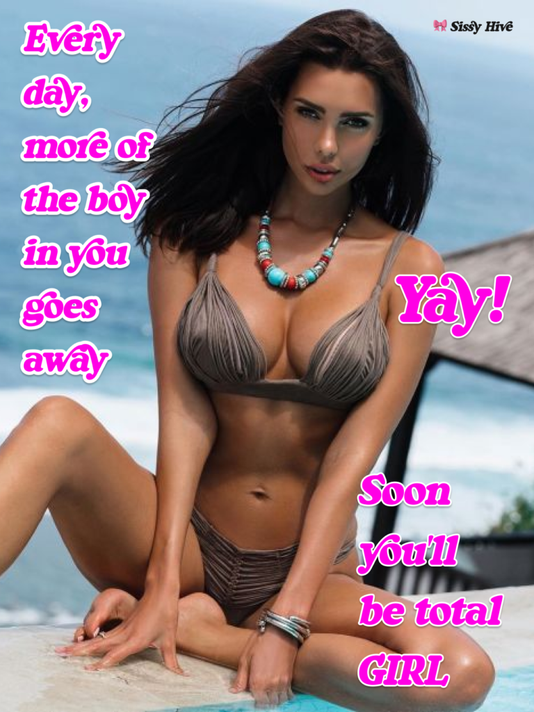 Sissy Swimsuit Caption 11