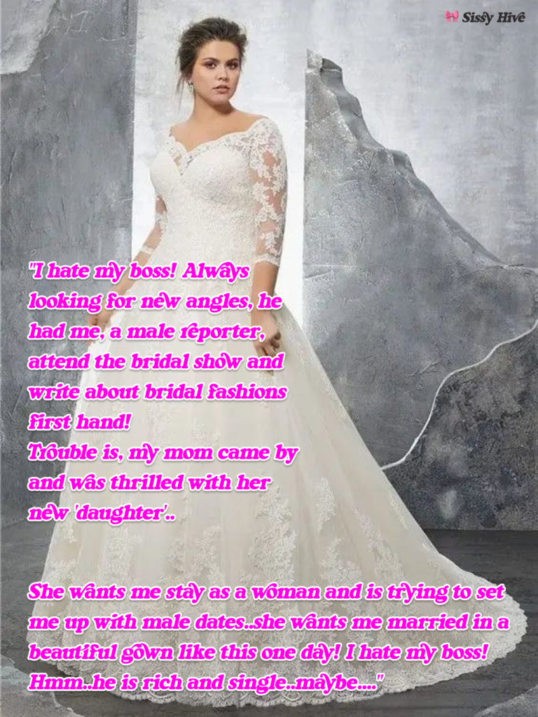 Sissy wedding captions 12