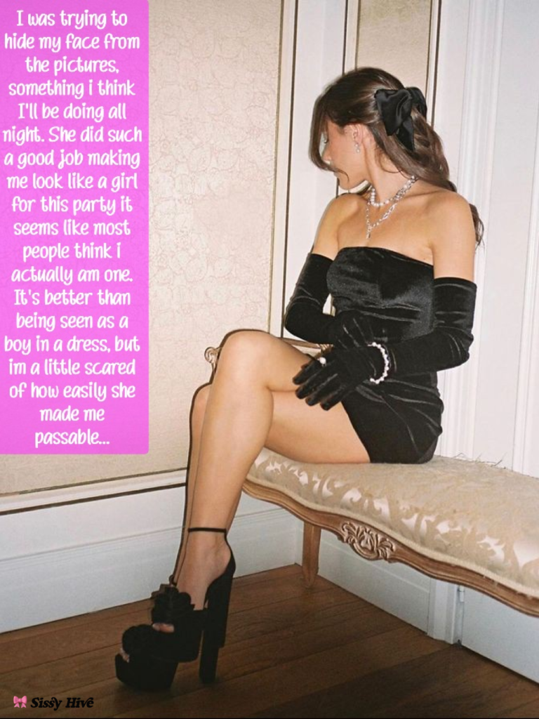 Sissy Public Captions 11