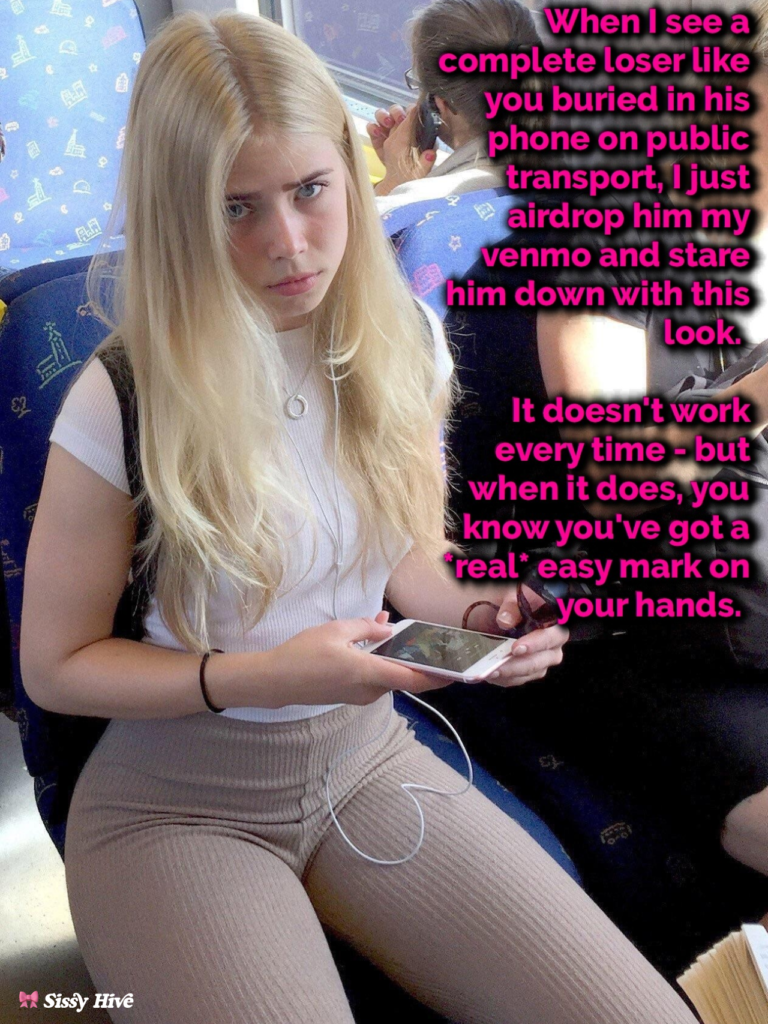 Sissy Public Captions 13