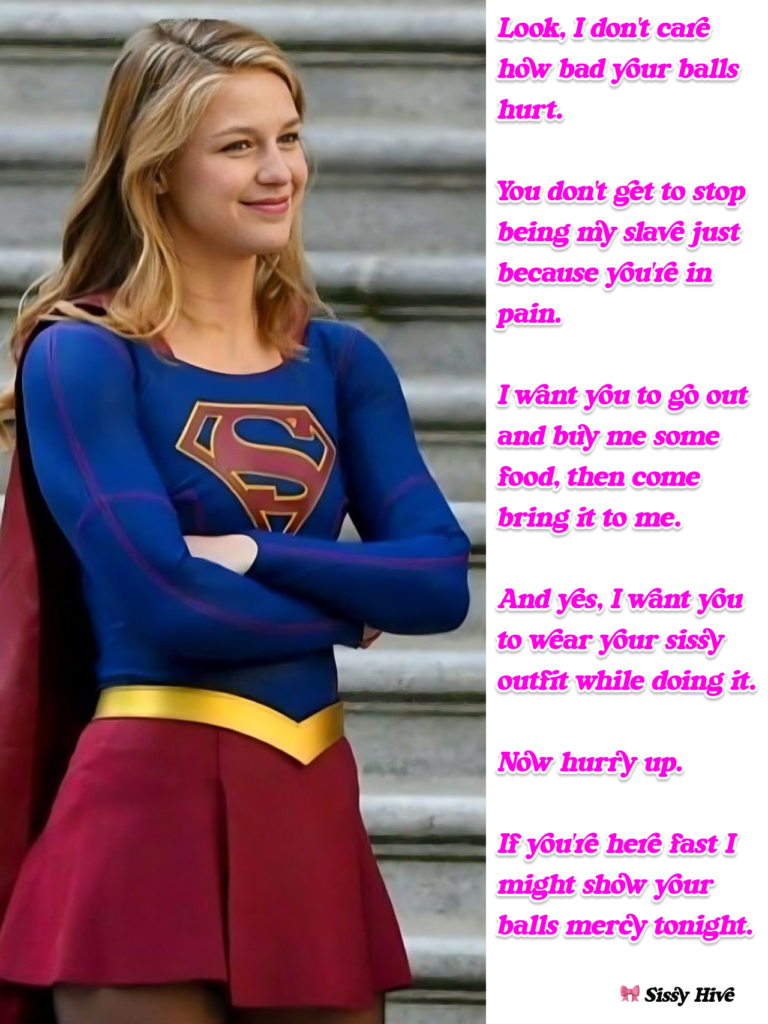 Sissy Public Captions 17