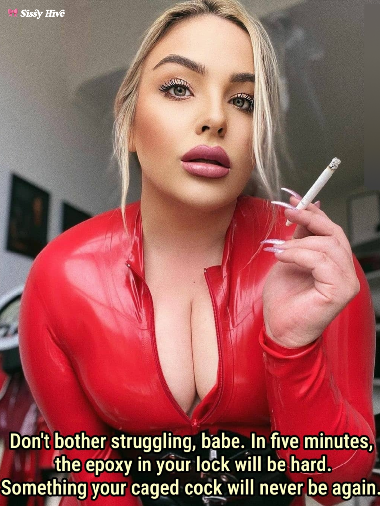 Sissy Permanent Chastity Captions 11