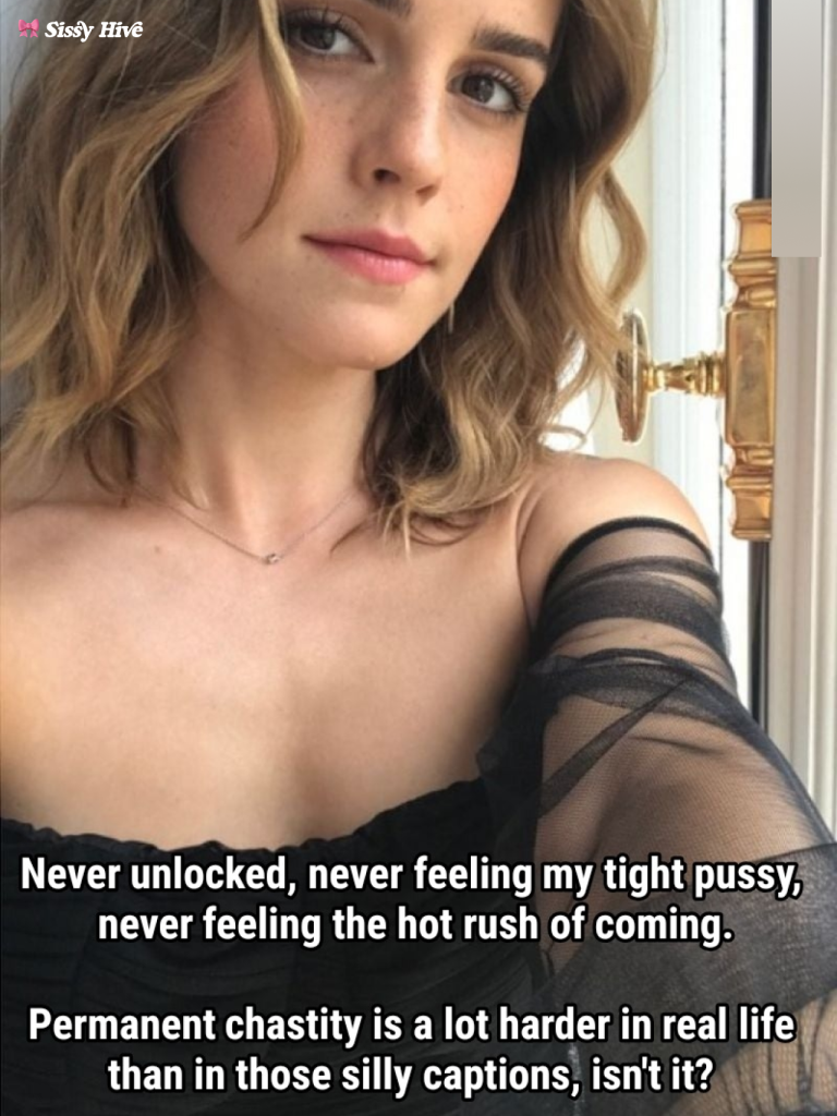 Sissy Permanent Chastity Captions 16