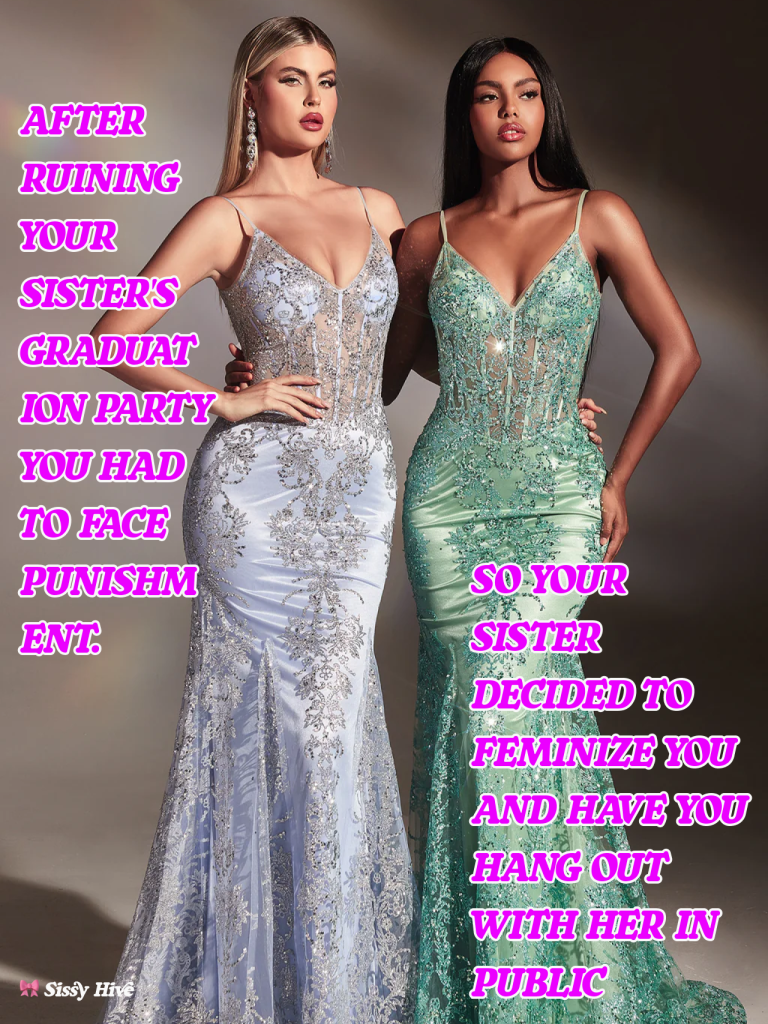 Sissy Prom Captions 12