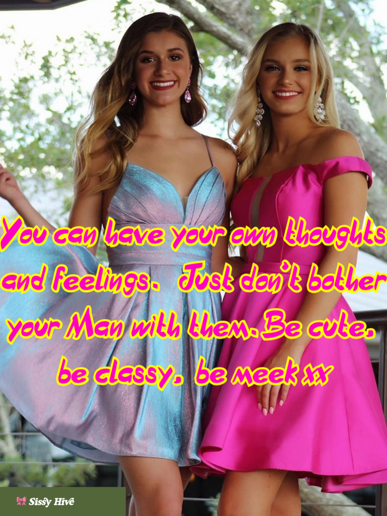 Sissy Prom Captions 18