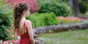 Sissy prom Caption
