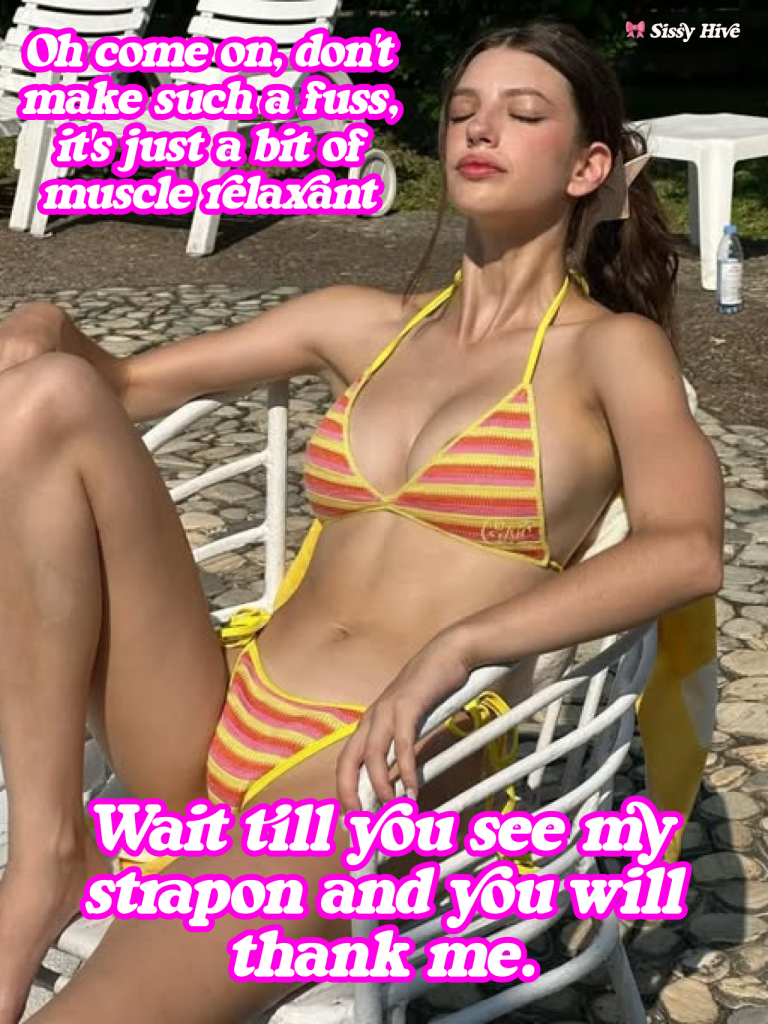 Sissy Pegging Captions 15