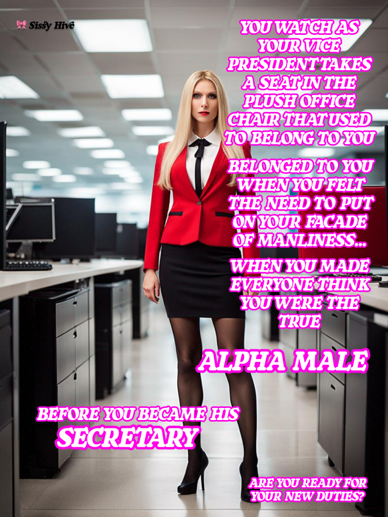 Sissy Secretary Captions 11