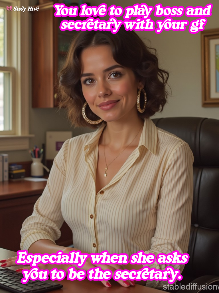 Sissy Secretary Captions 13