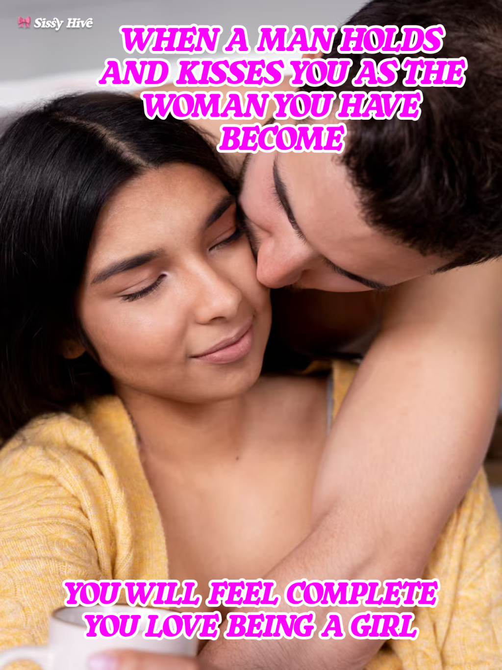 Sissy Kiss Captions 17
