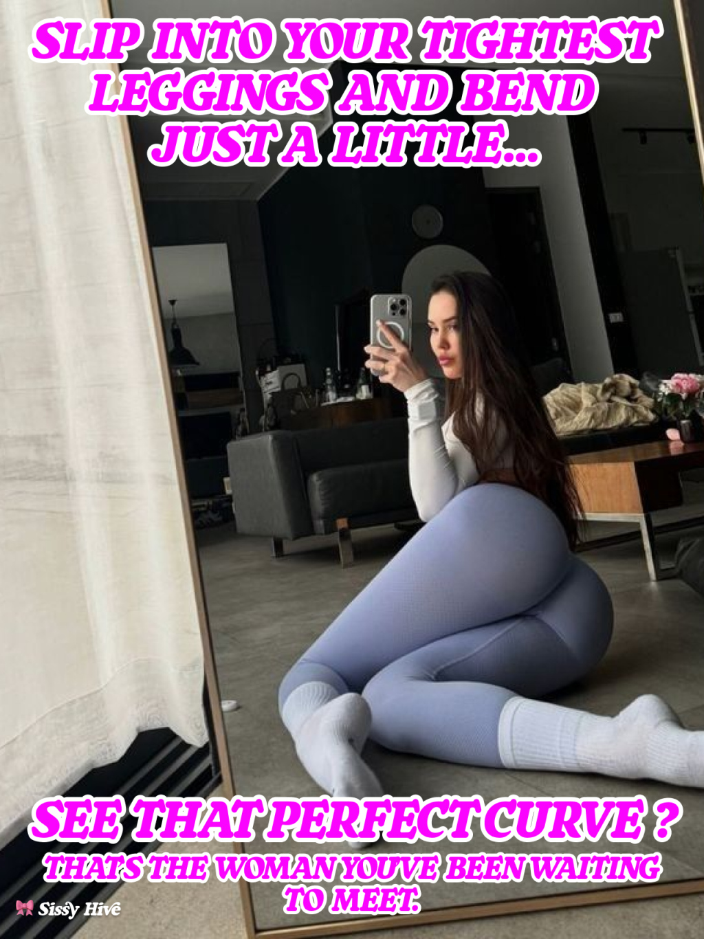Sissy Leggings Captions 16