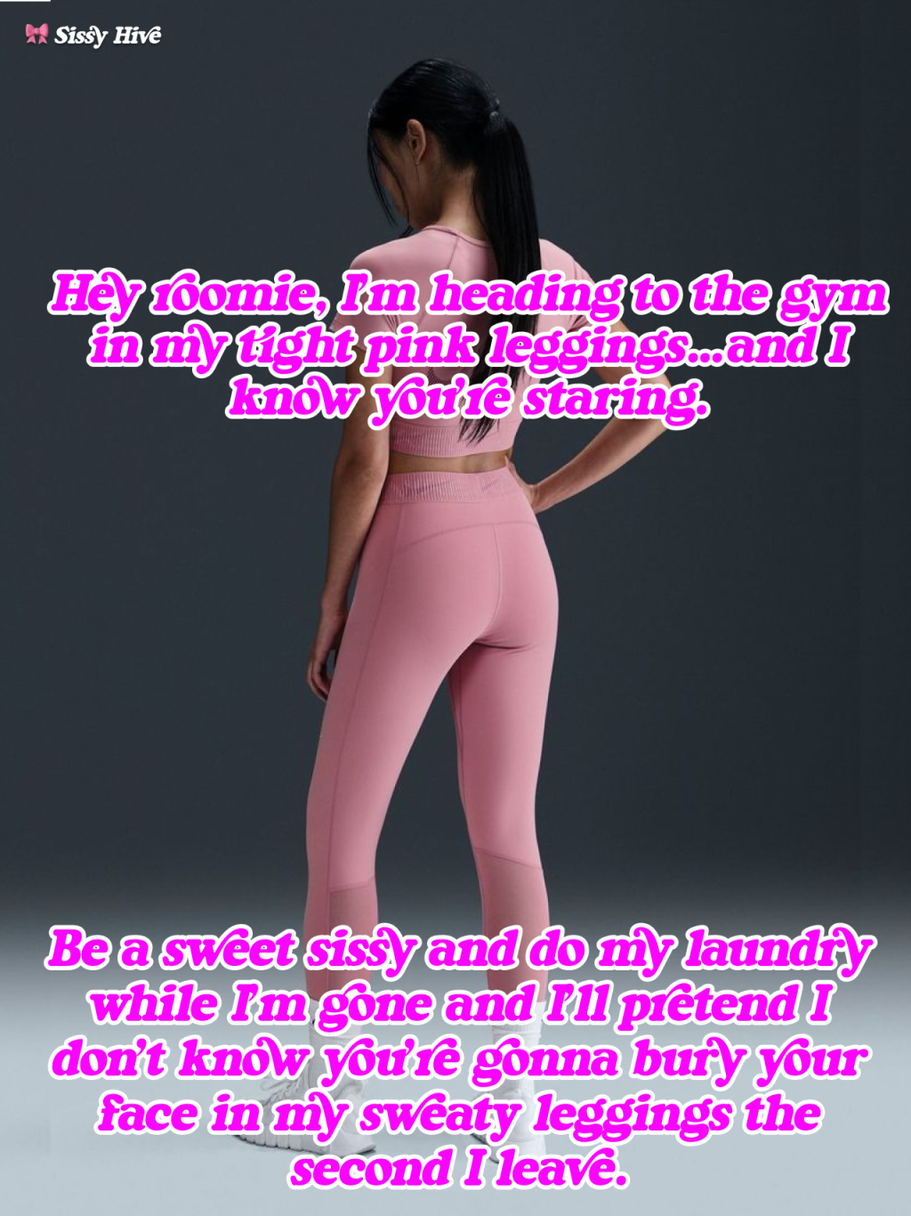 Sissy Leggings Captions 19