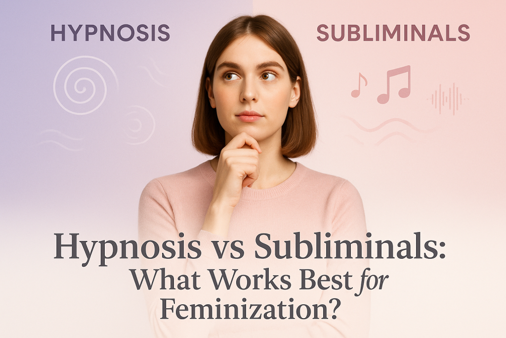 Hypnosis vs Subliminals: What Works Best for Feminization?