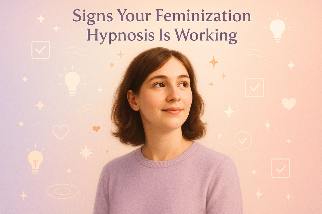 Signs Your Feminization Hypnosis Is Working