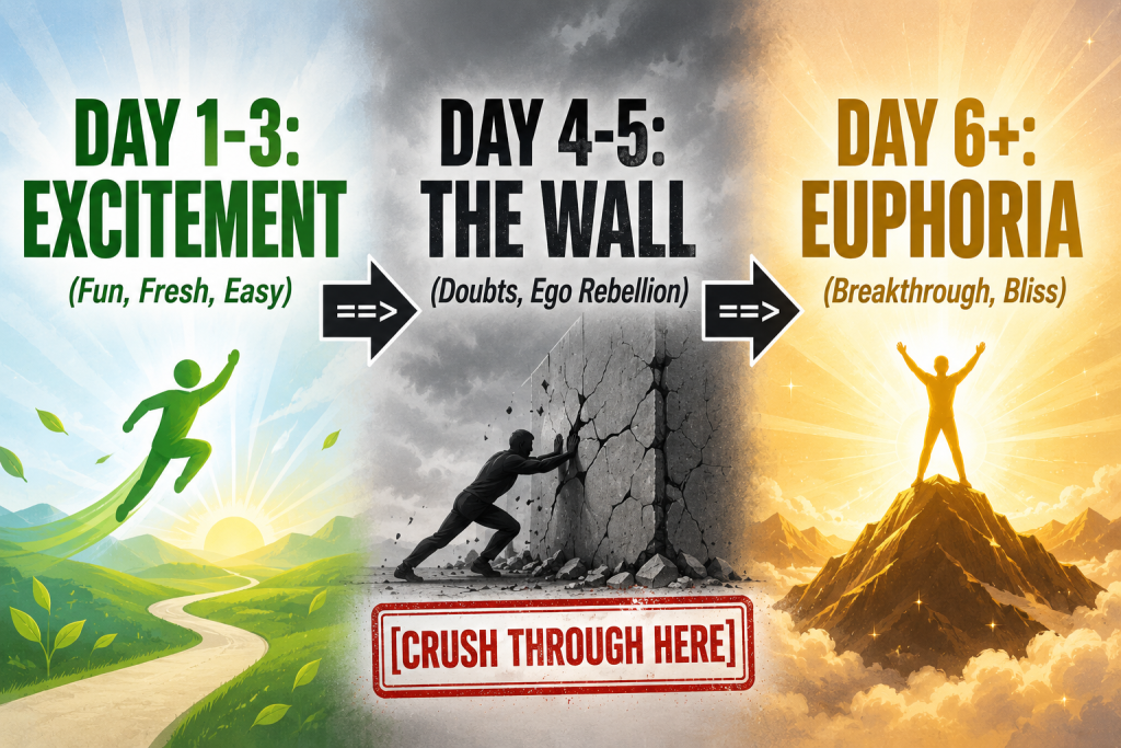 Overcoming the "Day 4 Wall" of Resistance - Sissy Hypnoti Challenge